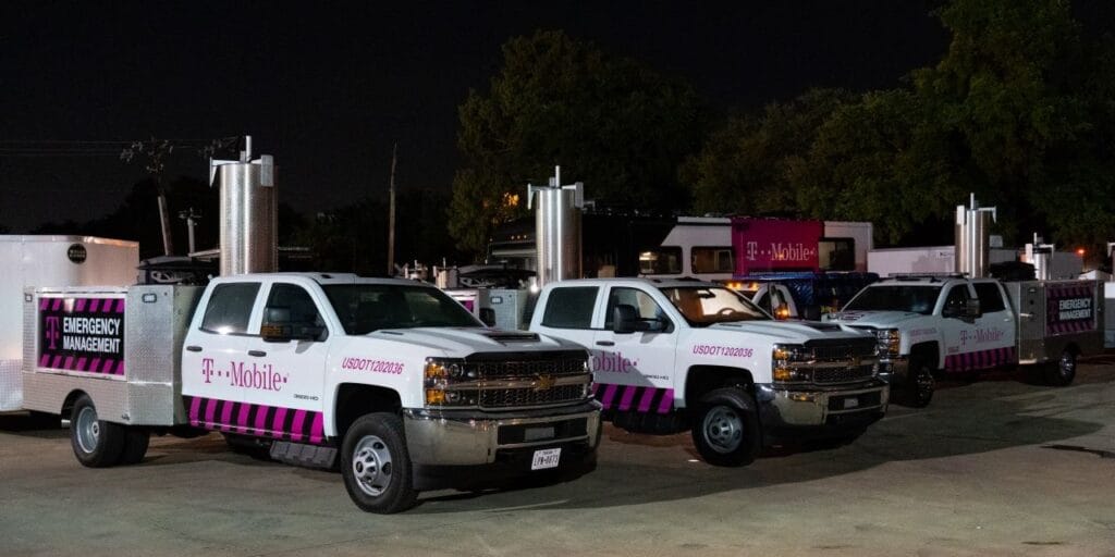 T-Mobile SatCOLT's ready to deploy for winter storm Blair